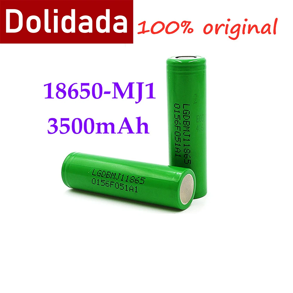 100% oryginalny mj1 3.7 v 3500 mah 18650 akumulator litowy do baterii latarki do 18650 LG MJ1 3500 mah baterii