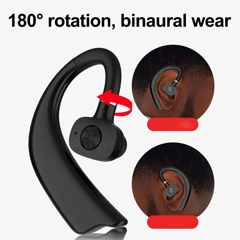 Новинка 2019 беспроводные Bluetooth наушники Roreta деловые с микрофоном гарнитура для