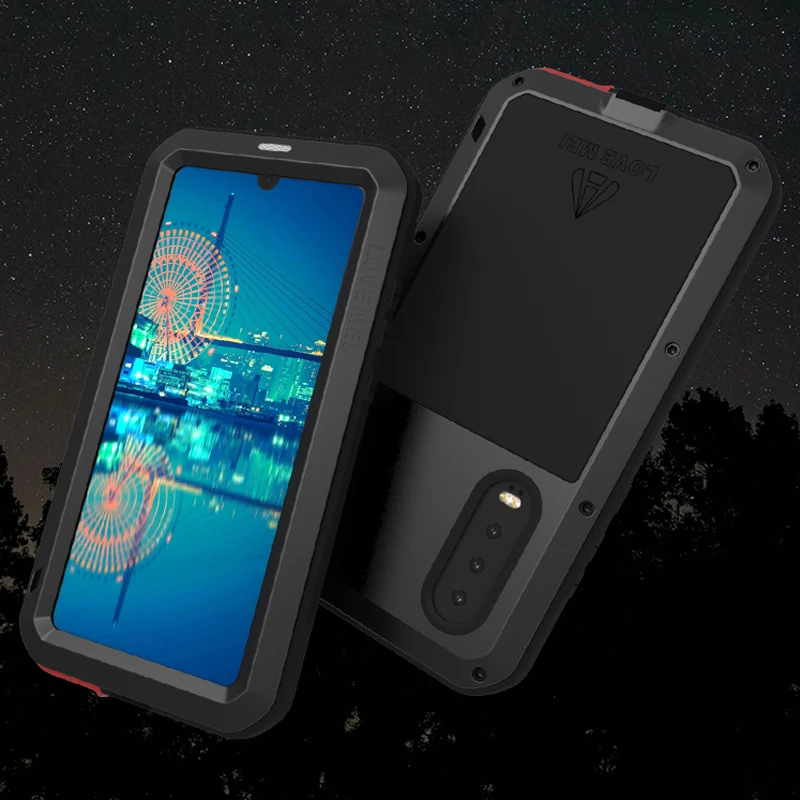 Металлический прочный защитный чехол для huawei P30 Pro Lite, ударопрочный чехол с полным корпусом со стеклянным покрытием, чехол для huawei P30Pro, P30