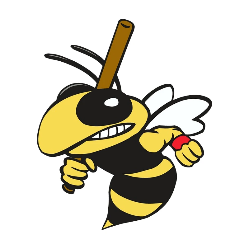 

S40898# Various Sizes Funny Self-Adhesive Decal Wasp Hornet Car Sticker Waterproof Auto Decors on Bumper Rear Window