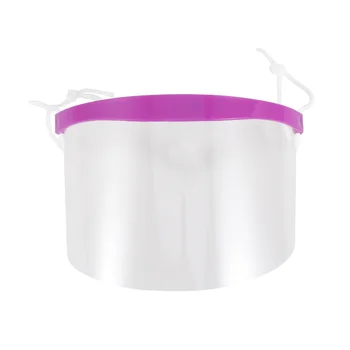 

2 Boxes Hairdressing Face Covers Disposable Face Shield Hair Cutting Baffle Hair Washing Mask for Protection (Random Color Ear H