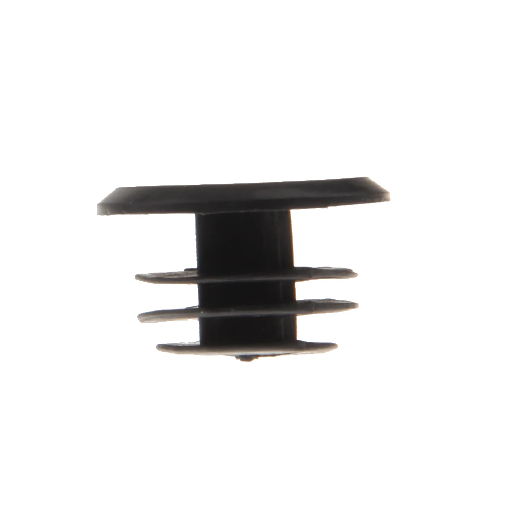 1 Pair Cycling Bike Bicycle Aluminum Vice Handlebar Grip Bar End Plug Black