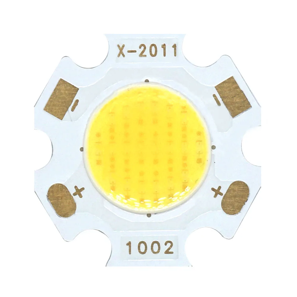 10Pcs 3W 5W 7W 10W Led Cob Light Chip Beads 300Ma 2020Mmgold Line Illuminazione Led Sorgente Chip Lampadina Per Faretto Fai Da Te E Footlight