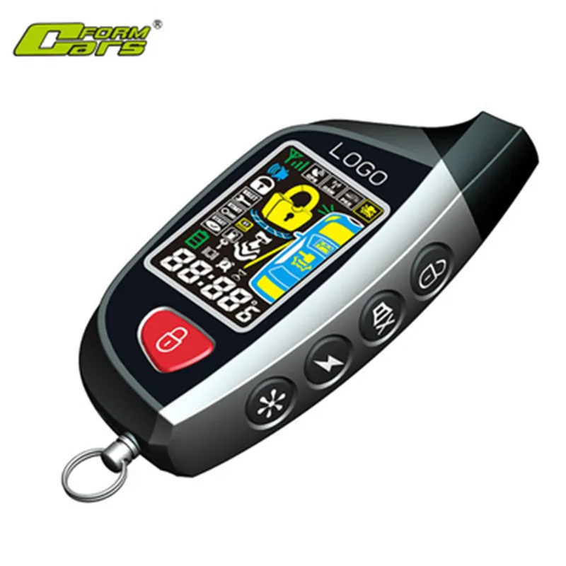 

Car Alarm with auto start with LoRa technology remote control LCD screen remote start signaling central locking start stop