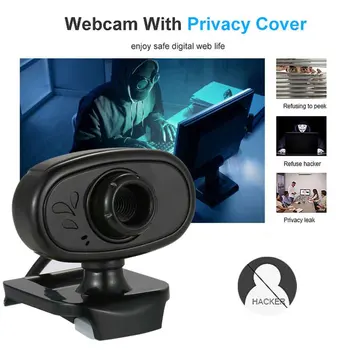 

Web Camera High Definition USB 2.0 UVC Desktop Noise Reduction Built In Microphone For PC Laptop Home Office Drive Free