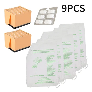 

Dust Bags + Hygienic Microfilters+ Profumin Kit For Vorwerk Kobold VK135 VK136 Household Cleaning Attachment
