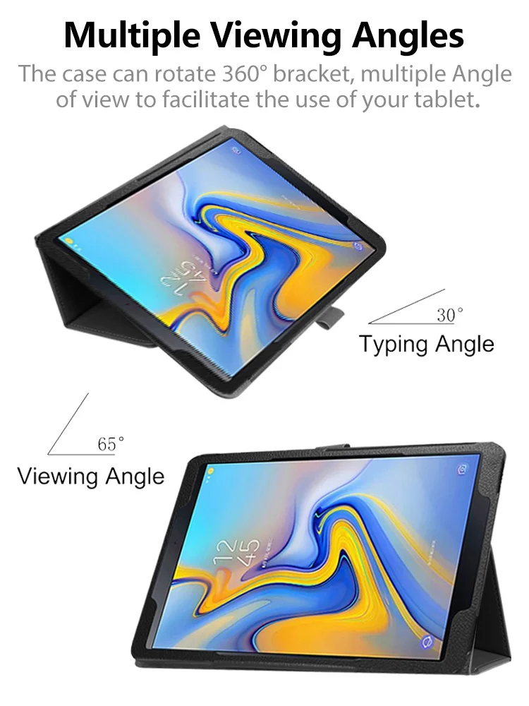Чехол для samsung Galaxy Tab A A2 10,5 чехол для samsung SM-T590 T595 T597 из искусственной кожи, чехол для смартфона, Чехол+ пленка