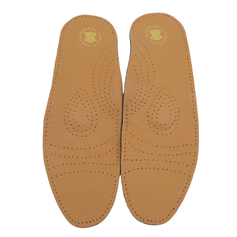 PU Leather Flat Orthotic Insoles O/X Type Leg Insoles Flat Foot Arch Support Orthotic Pads Correction Health Feet Care Insole