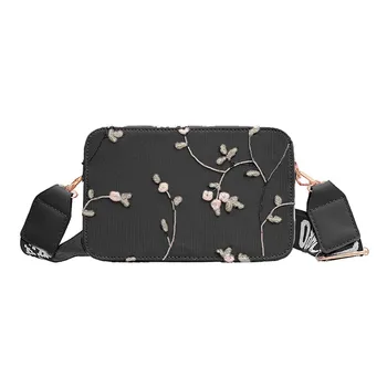 

Women's Fashion Lace Retro Shoulder Bag Floral Zipper Embroidery Beach Bag Designer Luxury Bolsa de ombro das mulheres#20