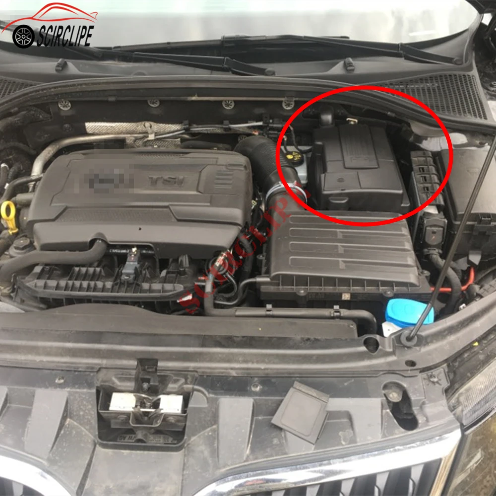 Защитная крышка аккумулятора автомобильного двигателя для Skoda Karoq Kodiaq Octavia Mk3