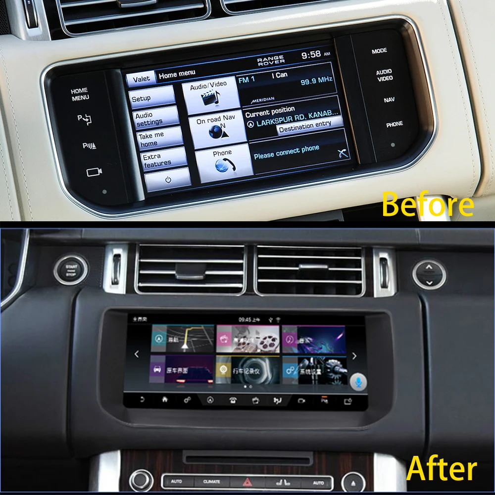 Автомобильный мультимедийный плеер стерео gps DVD Радио NAVI навигация Android экран монитор для Land Rover Range Rover L405 2012