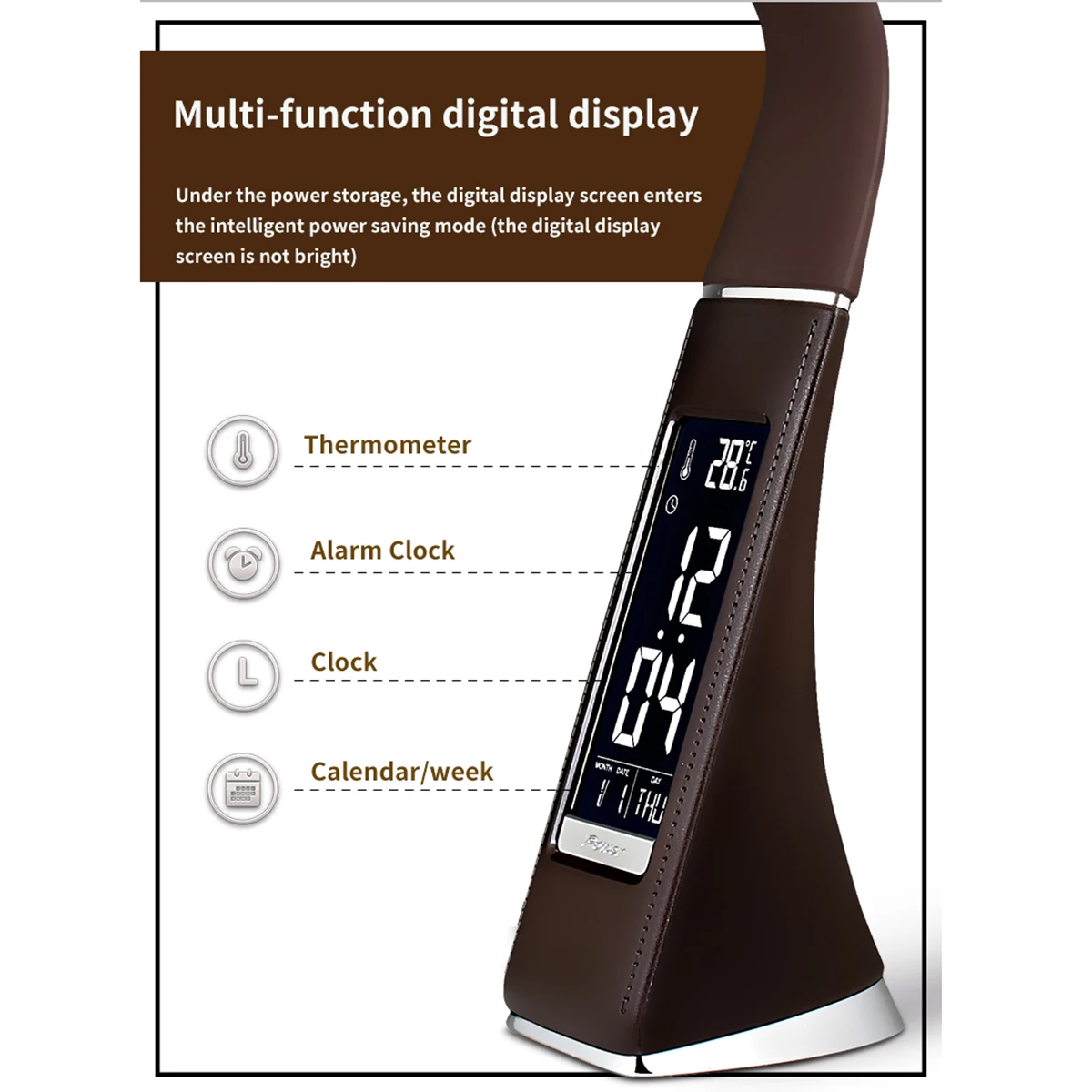 Светодиодный светсветильник льник для чтения с сенсорным управлением и