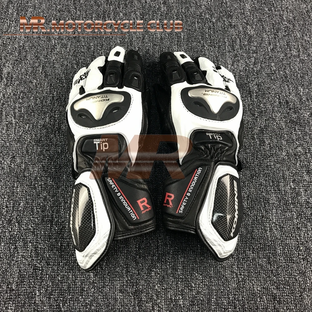 Кожаные Мотоциклетные гоночные перчатки komine gk169 из титанового сплава GK-169 высококачественные перчатки