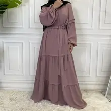 

FAKUNTN Latest High Quality Dress For Robe Femme Hiver Elegant Fashion Beautiful Muslim Dress Women Musulman Ensembles