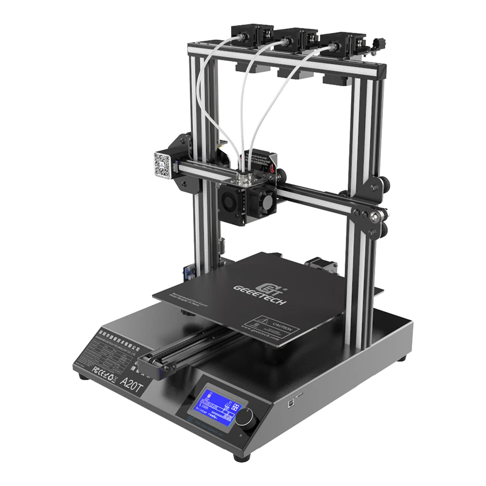 Geeetech 3d принтер A20T 3 в 1 из смешанного свойства обновления GT2560 V4.0 контроллер с открытым исходным кодом 250x250x250 мм LCD2004 FDM CE