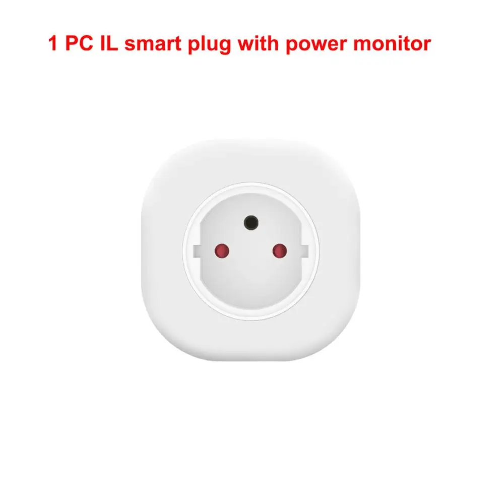 Китайская Wi-Fi розетка Smart power Plug 16A с монитором питания приложение Tuya/синхронизация/Голосовая умная розетка дистанционного управления Поддержка Alexa - Цвет: 1 PC