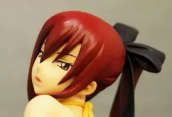 

26cm Fairy Tail Erza Scarlet Adult Swimsuit Figure Pvc Girl Sexy Beauty Bikini Figurine Sexy Hot Swimwear Japan Anime Models