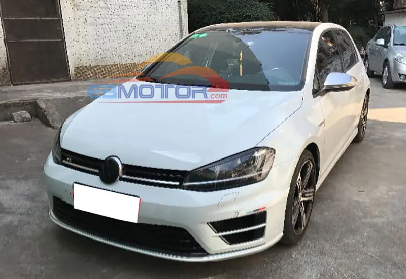 Eyelids eyebrows FRONT headlight brows 1Pair for VW GOLF 7 GTi MK7 2014UP 4