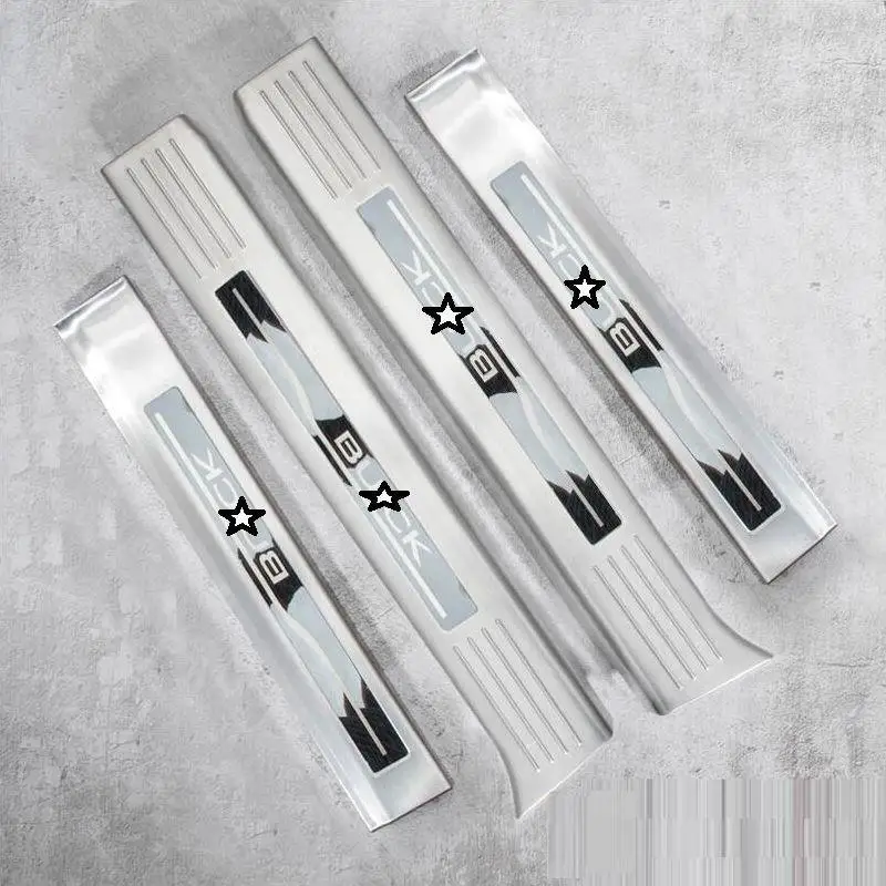  Car Trunk Rear Panels Foot Pedal Exterior Auto Automovil Accessories Sticker Strip Trim 11 12 13 14