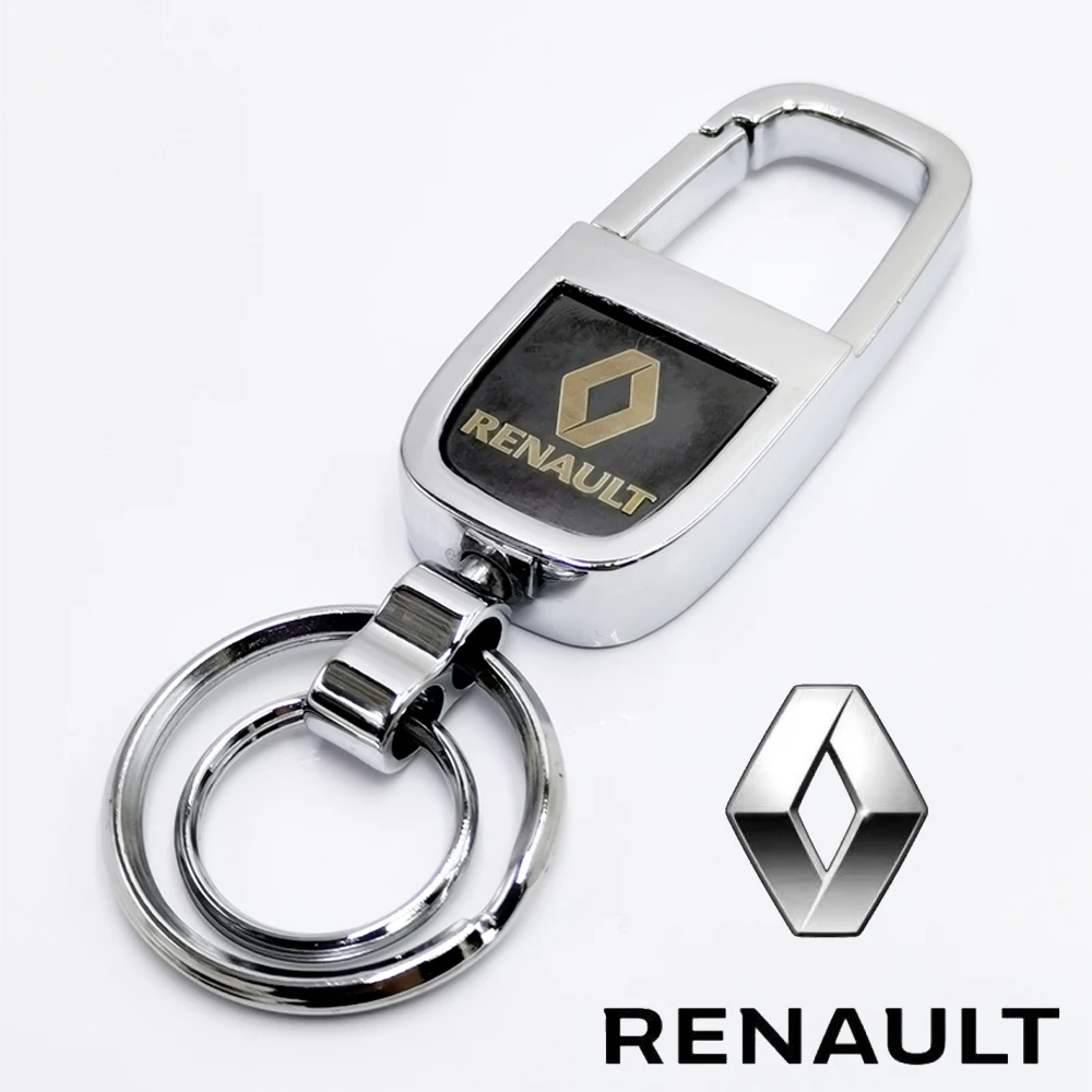 Автомобильный брелок металлический для Renault Clio Captur Fluence Kangoo Laguna Master Scenic Trafic