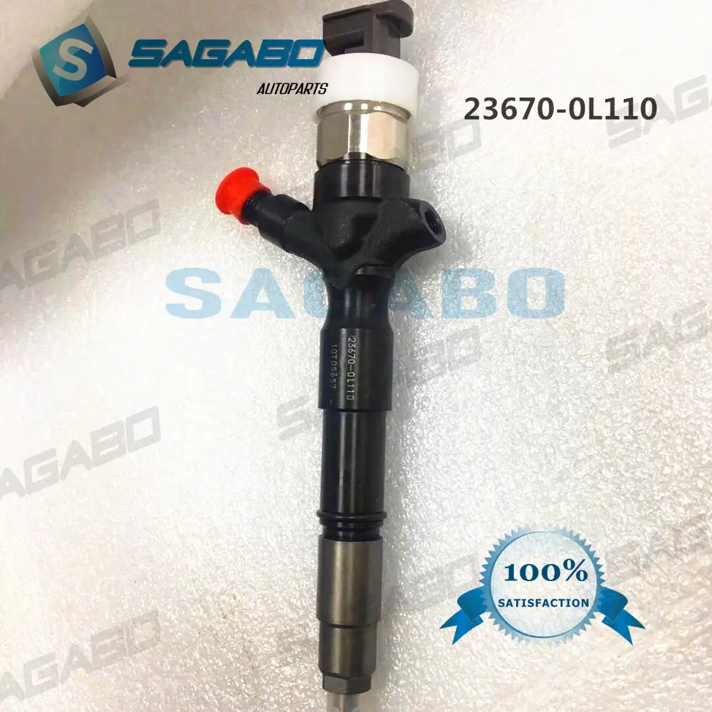 4 шт. абсолютно дизельный двигатель common rail инжектор топлива 095000-7761 23670-0L110 для 2KD-FTV 2KD