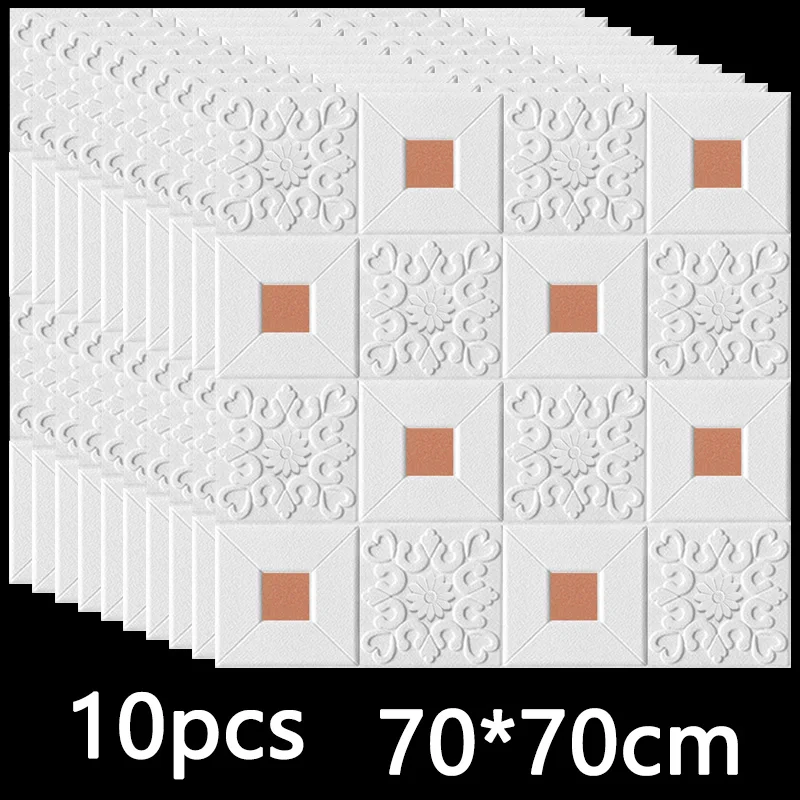 Foam Wallpaper Background Decoration Tv Roof-Decor Ceiling-Panel Self-Adhesive Living-Room