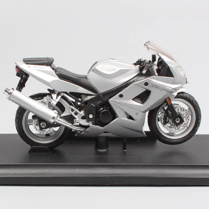 1:18 Масштаб Мини Welly Triumph Daytona 600 мото rcycle Diecasts& Toy Vehicles велосипед мото модель цикл игрушка миниатюрная для коллекции