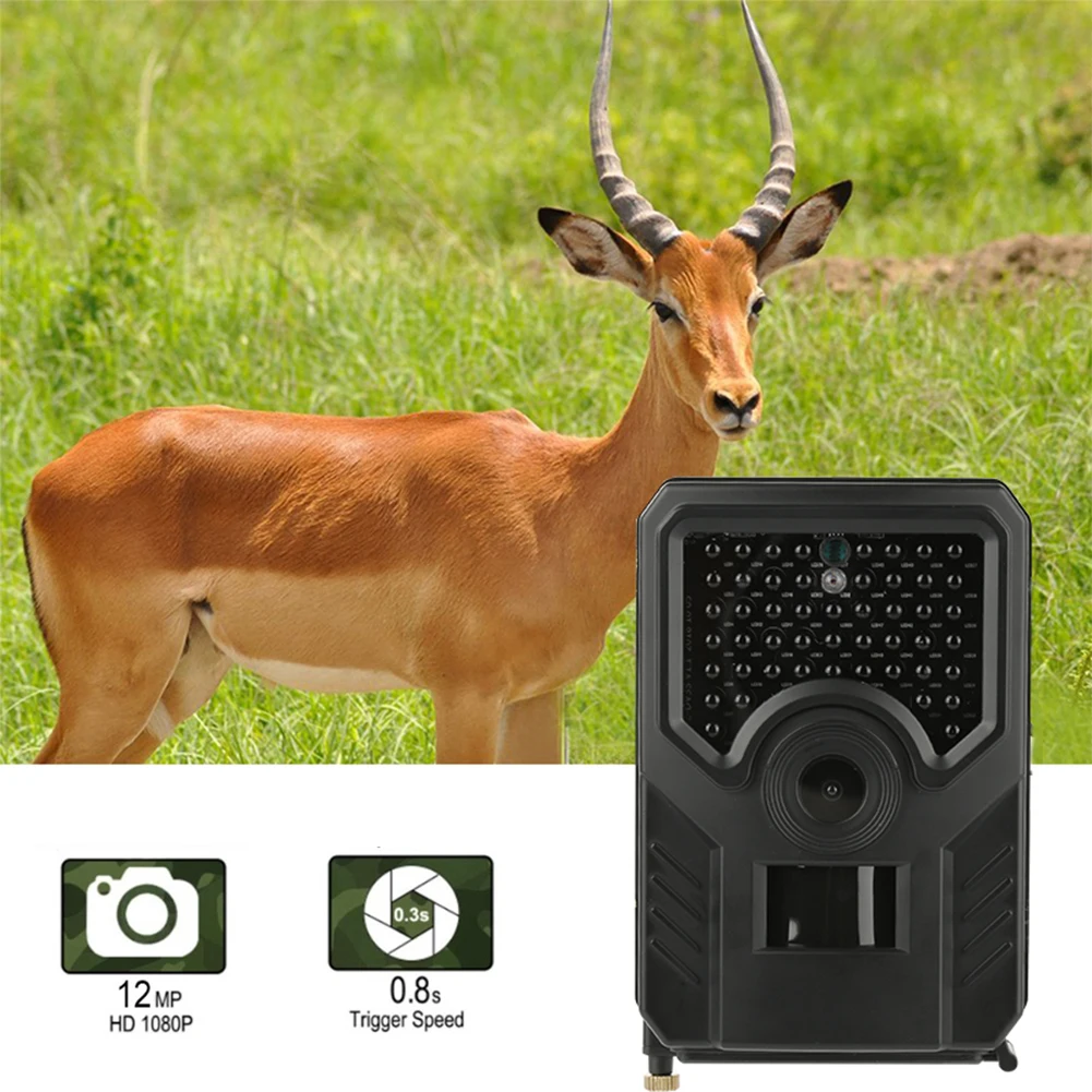 

PR-200-B Trail Camera Outdoor Scouting Camera 0.8s Trigger Time PIR Sensor Wide Angle Infrared HD Night Vision Hunting Camera