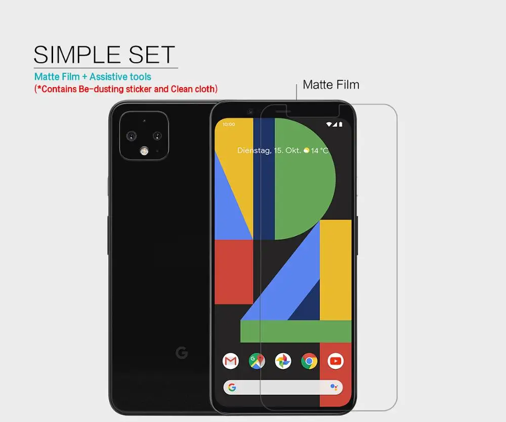 2 шт./лот NILLKIN супер прозрачный ЖК-экран протектор для Google Pixel 4 матовая защитная пленка для Google Pixel 4