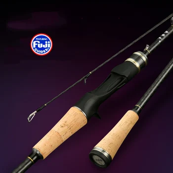 

Fuji Guide Ring 2 Piece Baitcasting Rod Medium Spinning Rod Lure Weight 7-28g, 8-35g Saltwater Casting Rods With Cork Handle