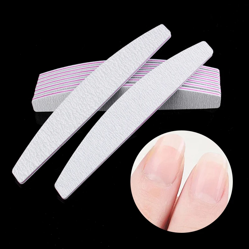 Arquivos de Arte do Prego Ferramentas de Cuidados com as Unhas Gel Polonês Unha Polimento Pedicure Manicure Buffers Accessoires Atacado 10 - 50 100 Pçs 1 Cheap Lixas e polidores de unha