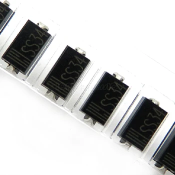 

100pcs/lot 1N5822 SMA SS34 smd do-214ac IN5822 Schottky diode ss34 In Stock