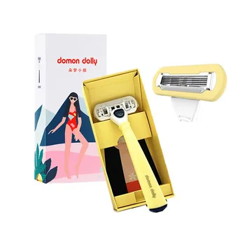

DDPGGL Safety Adjustable Shaving Blades for Women 5 Layer Cassettes Facial Care Lady Razor Blades For Venuse Body Wash