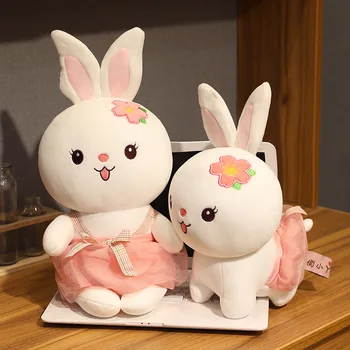 

33/45/60cm Kawaii Sakura Rabbit Plush Toys Stuffed Animal Doll for Kids Lovely Bunny Toy Soft Pillow Cushion Girl Birthday Gift