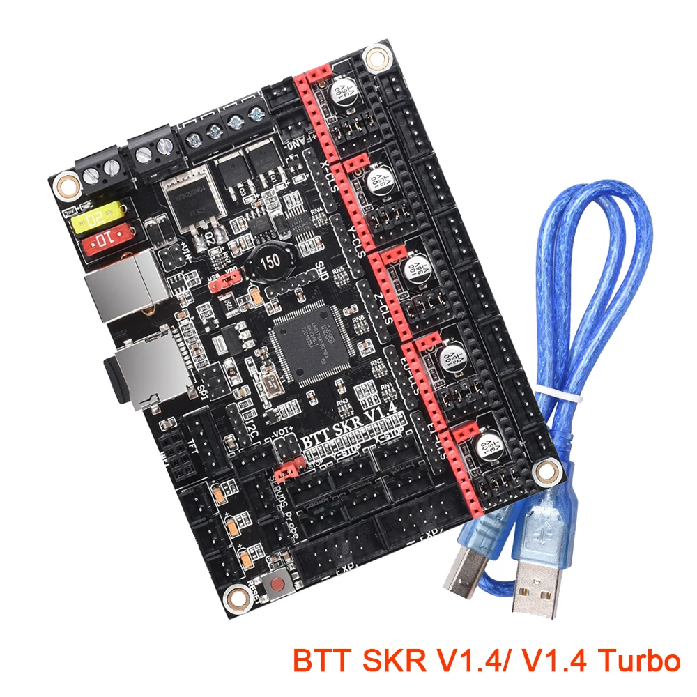BIGTREETECH BTT SKR V1.4 и V1.4 Turbo материнская плата 32 бит TMC2209 UART TMC2208 3d принтер плата управления SKR V1.3 TFT35 панель MKS
