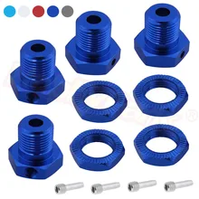 Alum. Ступицы колеса 17 мм шестигранные гайки резьбовой замок замена 5353X для RC Traxxas 1/10 E-Revo E-Maxx Revo 3,3 Slayer Pro 4x4 Summit XO-1