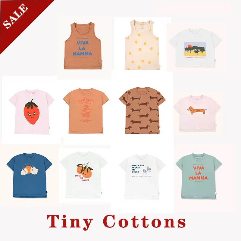 Big Sale Children Summer Short Sleeve Tshirt Vest Sets TC Stylish Cotton Home Polka Dot Flower Pattern Toddler Girl Outfit | Мать и