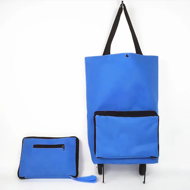 Bolsa De Compra Plegable Con Ruedas Reutilizable Bn5608 Color Azul con  Ofertas en Carrefour