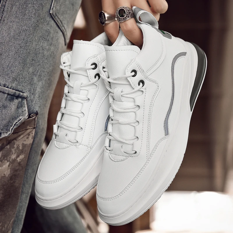 

HOT Warm Men Winter Shoes High Top Snow Fur Boots Men Casual Shoes Winter Boots cowboy boots mens combat boots zapatos de hombre