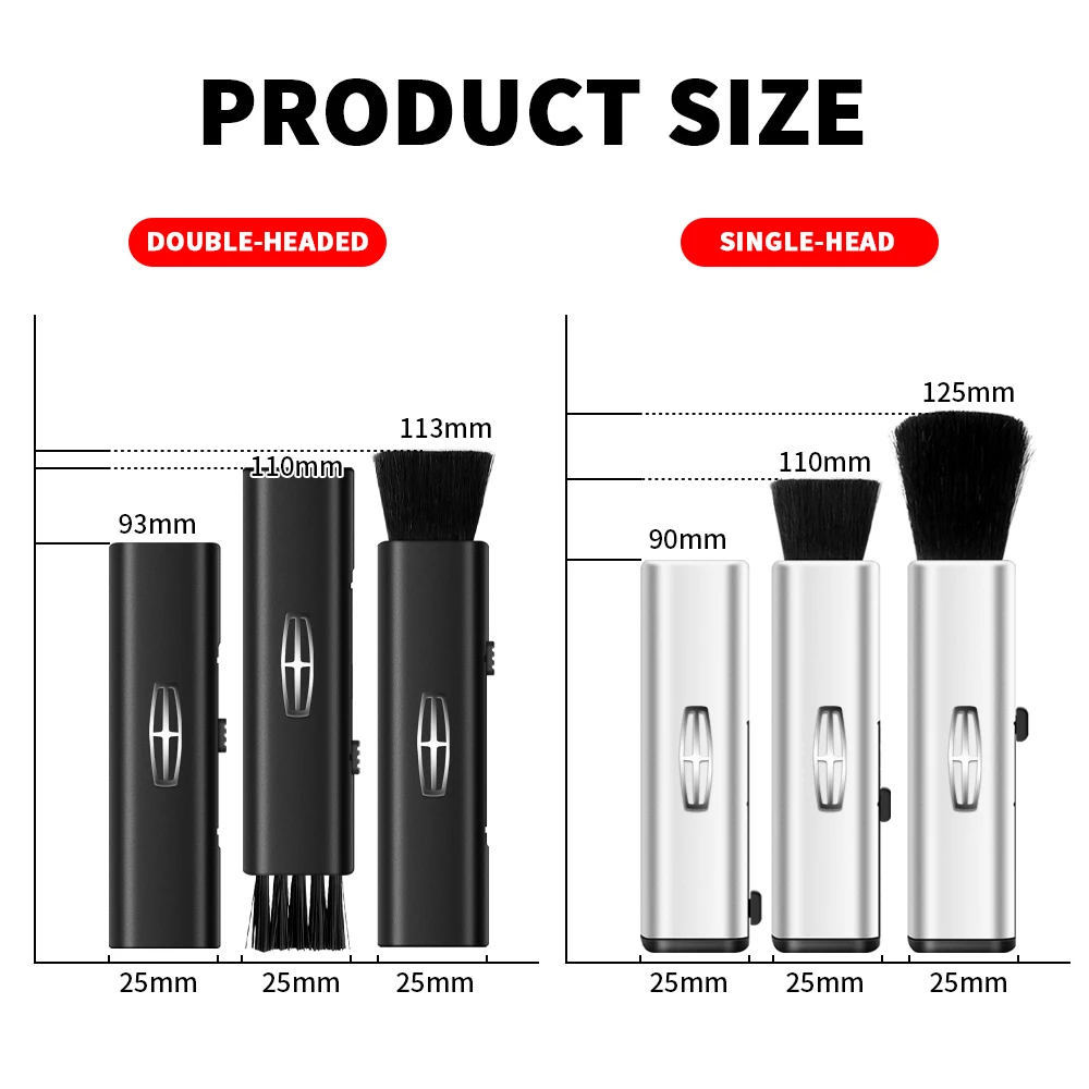 Soft Retractable Car Dust Remover Air Vent Detailing Cleaning Brush Cleaner For Toyota Corolla Yaris Rav4 C-HR Auris Camry Prius