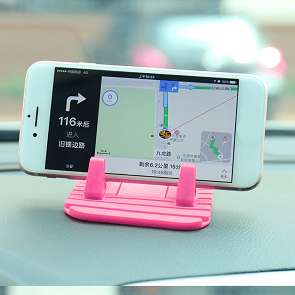 Автомобильный телефон gps Противоскользящий коврик для приборной панели подставка-держатель на рабочий стол кронштейн Hands-Free держатель для сотового телефона