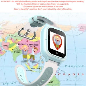 Image 5 - 4G เด็กสมาร์ทนาฬิกา GPS LBS WIFI Location การตรวจสอบระยะไกล Video Call สำหรับ Android IOS แฟชั่นเด็ก Tracker สมาร์ทนาฬิกา DF55