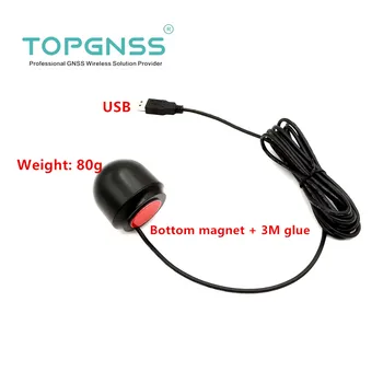 

Lightweight 80g small RTK module USB GPS receiver GNSS GLONASS GALILEO waterproof IP67 differential cm accuracy NMEA0183 RTCM