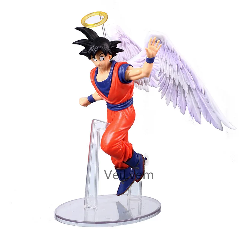 

Dragon Ball Z Goku Angel Wing Goodbye Super SaiYan PVC Anime Figure DBZ Vegeta Broly Collection Model 20cm