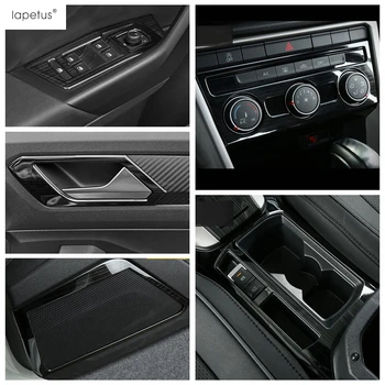 

Lapetus Stainless Steel Interior Refit Kit For Volkswagen T-Roc T Roc 2018 - 2020 Side Door Speaker Water Cup Holder Cover Trim