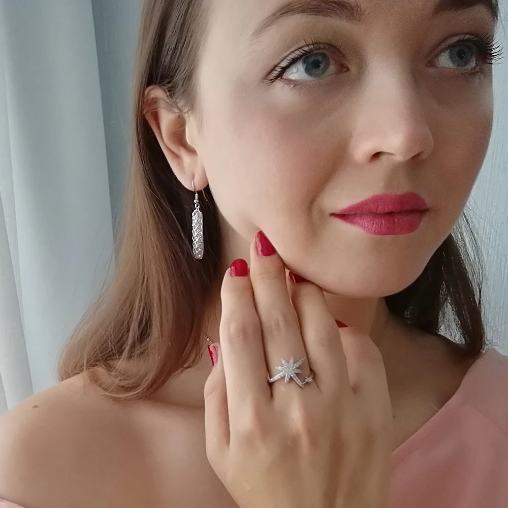 Настоящее 925 серебряное кольцо, крошечные кубические циркониевые кристаллы, высокое качество, ФЕЙЕРВЕРК ДИЗАЙН, кольца на палец, элегантные массивные ювелирные изделия