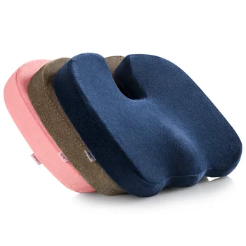 

Orthopedic Hemorrhoid Seat Cushion Memory Foam Car Seat Cushion Set Slow Rebound Office Chair Waist Support Coccyx Pain Relief