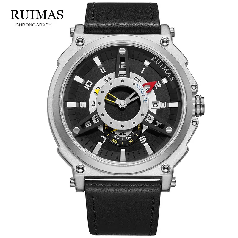Relogio Masculino RUIMAS часы мужские автомобильные Креативные Часы мужские модные повседневные скоростные гоночные Спортивный Хронограф Силиконовые кварцевые часы