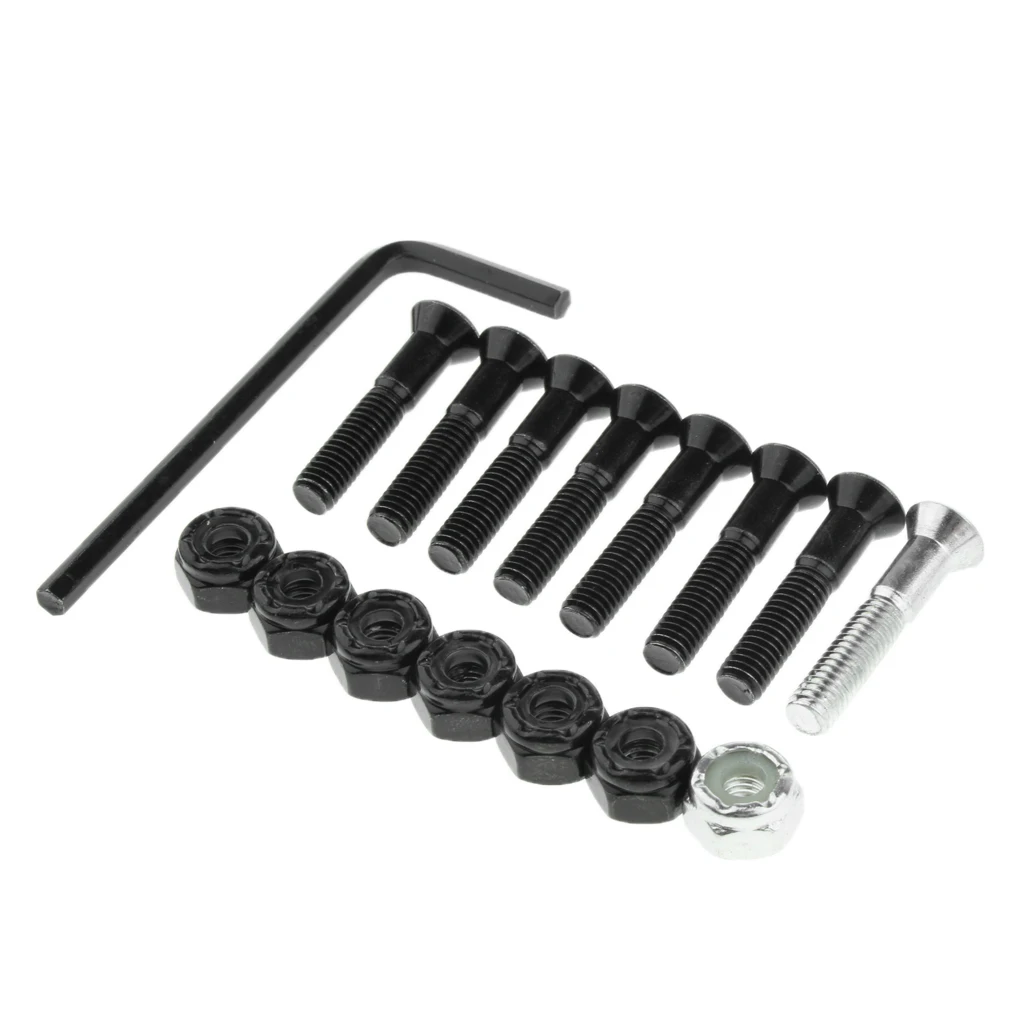 1 Set Skateboard Longboard Hardware with with L wrench