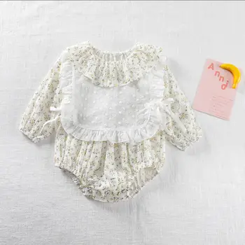 

Baby Girls Clothes Summer Floral Print Princess Bodysuits Sun Hat Set Infant Baby Girls Cotton Jumpsuit Outfit Toddler Clothes